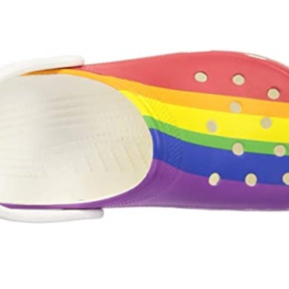 Crocs Rainbow Unisex Adult Clog Slip on Shoes - Picture 4 of 8